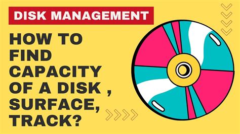 How to measure disk